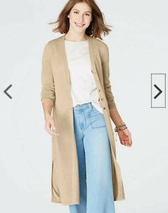 J. Jill long linen cardigan